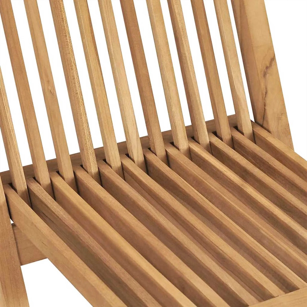 Set da Giardino 5 pz Marrone Legno Teak Massello 3437403