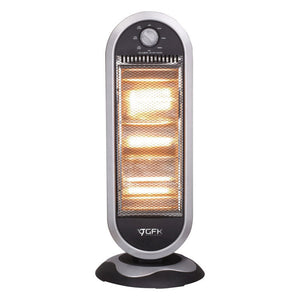 Stufa Alogena 1200W 3 Elementi Grigia