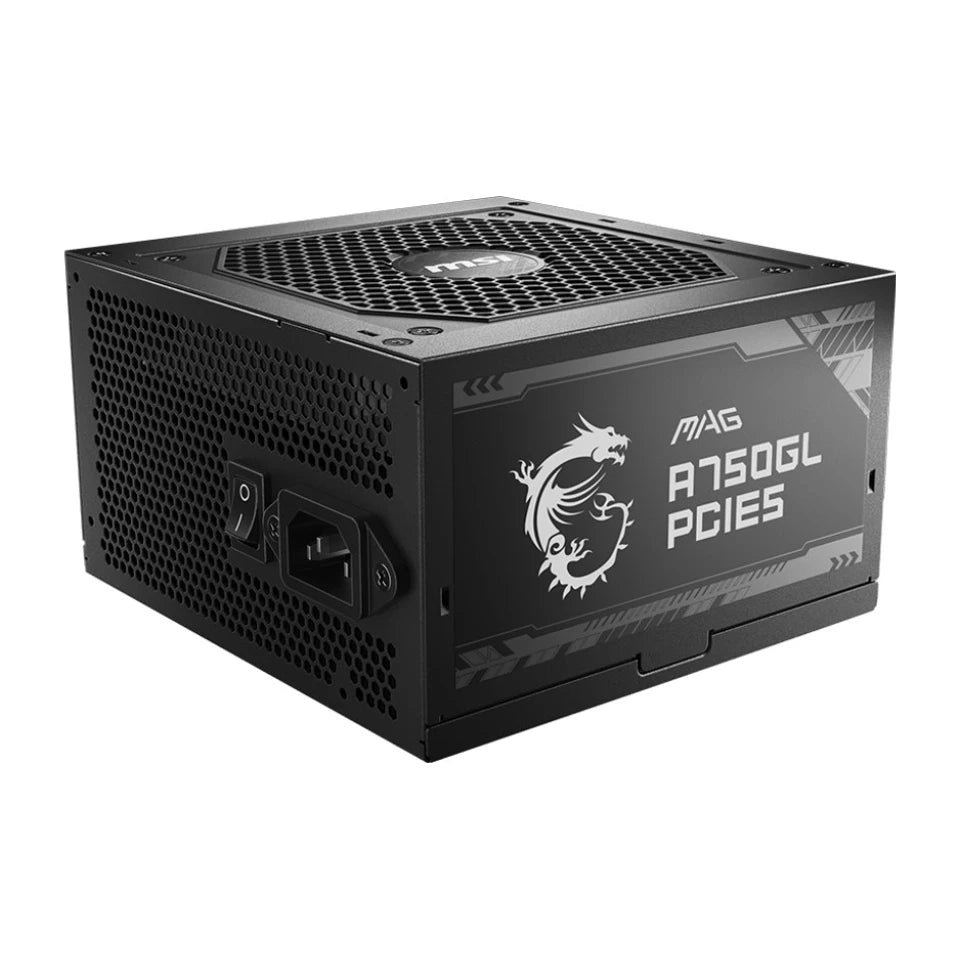 Unità di alimentazione MSI MAG A750GL PCIE5 750 W 20+4 pin ATX ATX nera