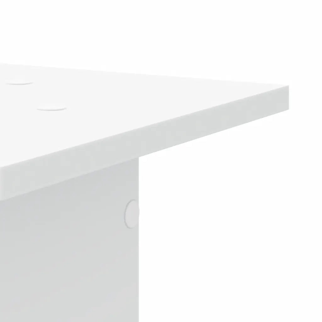 Supporti per Piante 2 pz Bianchi 30x30x80 cm Legno Multistrato