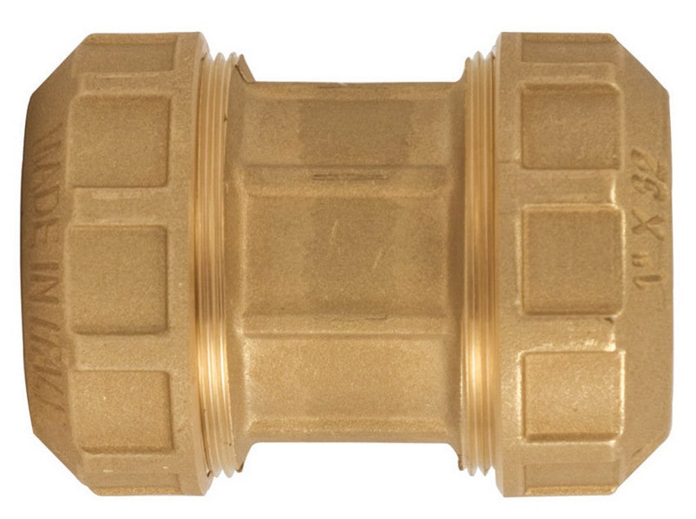 raccordo di accoppiamento diritto in ottone art. 720 mis. 1x32 cod:ferx.vit11346