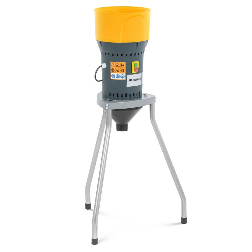 Mulino elettrico per cereali 300 kg/h 1300 watt con supporto in acciaio inox grigio-arancio PP 14_0009415