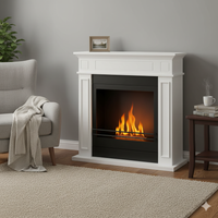 Camino a Bioetanolo da Pavimento 89,5x90,5x28 cm Jefferson Bianco