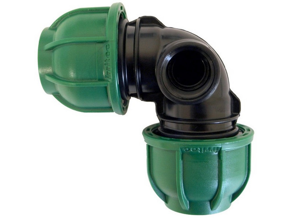 raccordo a compressione pn10 gomito 90¦ x pop-up mis. 32x32x3/4 cod:ferx.vit53341