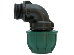 raccordo a compressione pn10 gomito 90¦ f/m mis. 32x1 cod:ferx.vit32224