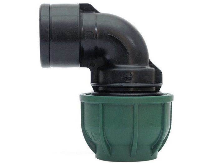 raccordo a compressione pn10 gomito 90¦ femmina  mis. 32x1 cod:ferx.vit32218