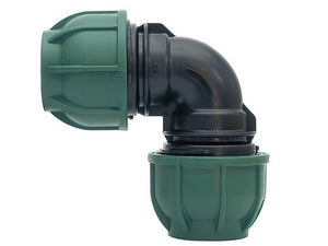 raccordo a compressione pn10 gomito 90¦  mis. 25x25 cod:ferx.vit32209