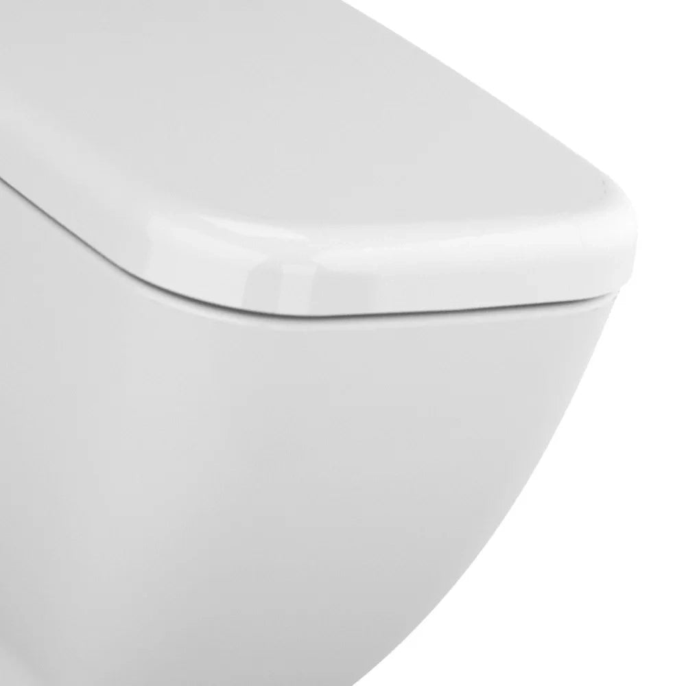 Vaso a pavimento filo muro con scarico a parete in ceramica - Serie Shift