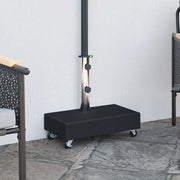 Base per Ombrellone Nera 45x25x8,3 cm in Granito 313667