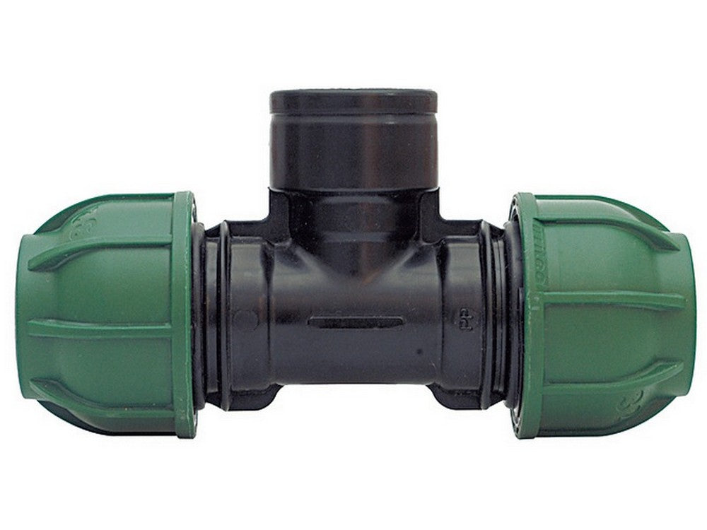 raccordo a compressione pn10 tee 90¦ femmina  mis. 32x1x32 cod:ferx.vit32259