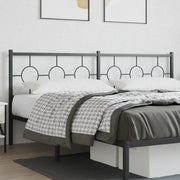 Testiera di Ricambio in Metallo Nero 193 cm 376263