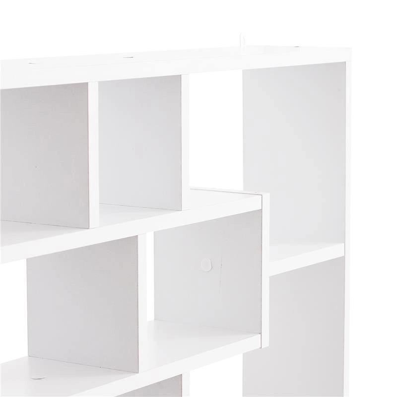 MODERNA LIBRERIA A PARETE 85 X 47.5 X 14.5 CM  IN LEGNO BIANCO