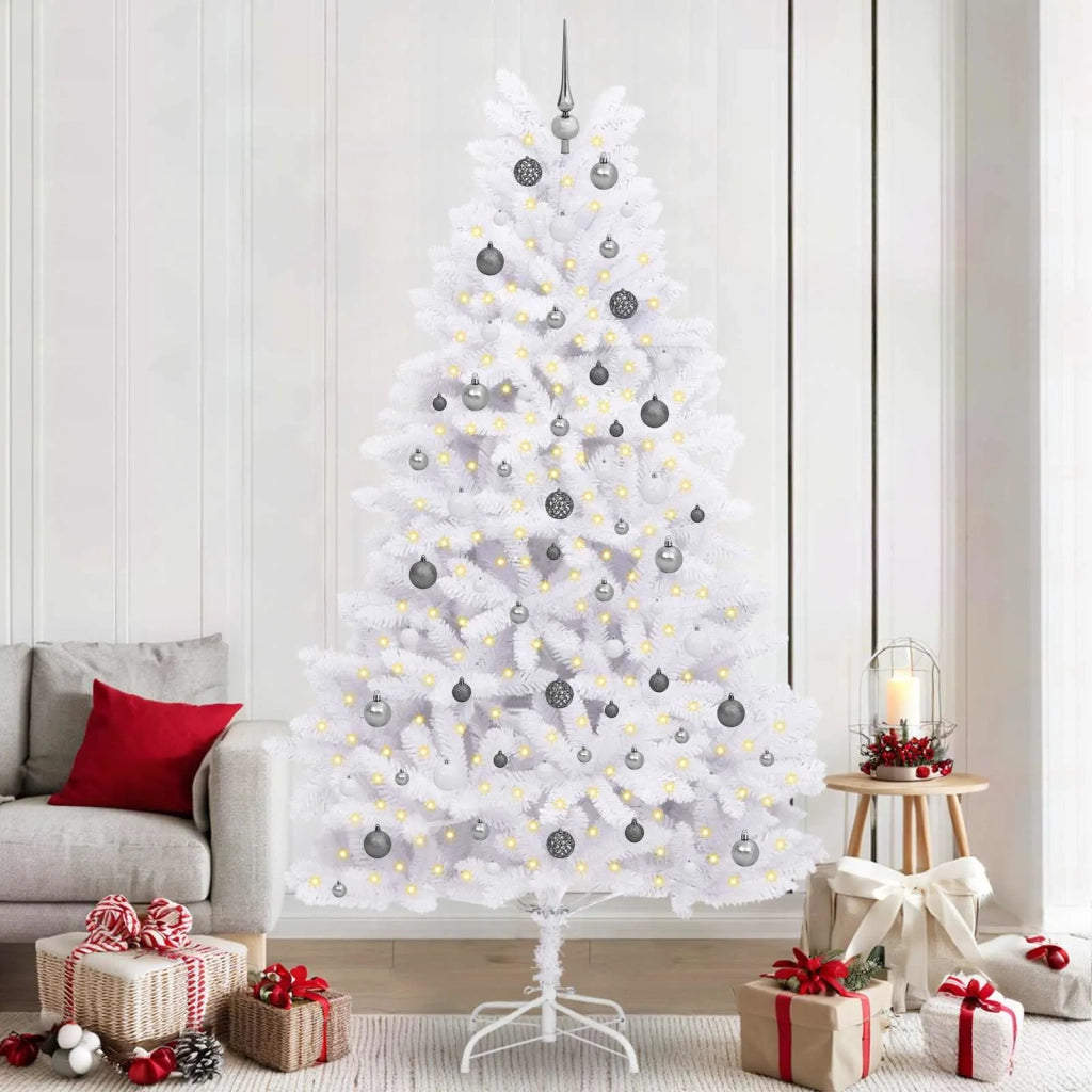 Albero di Natale artificiale Bianco 120 x 120 x 240 cm