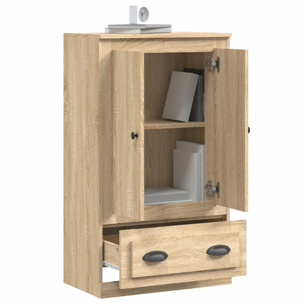 Credenza-Buffet-Armadio da cucina Rovere Sonoma 60x35,5x103,5 cm in Legno Multistrato
