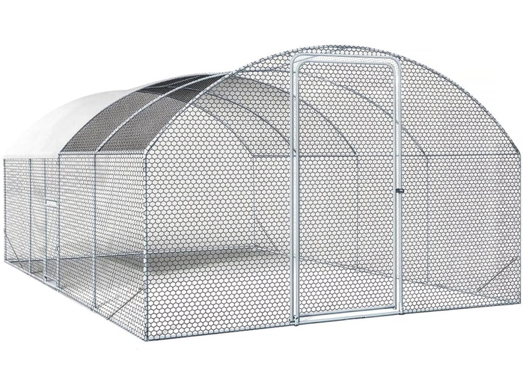 15 m² di pollaio a cupola "Cocorico" - 5 x 3 m - acciaio zincato