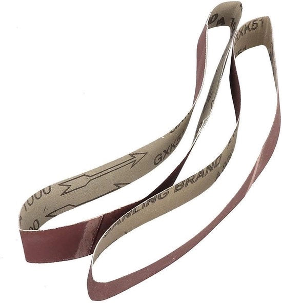 Strumento per raschiatura 75 x 533 mm - 10 pezzi - Ossidiana di alluminio - Resistente all'usura - Per la rimozione dei rovi - Alta qualità - Cintura per raschiatura