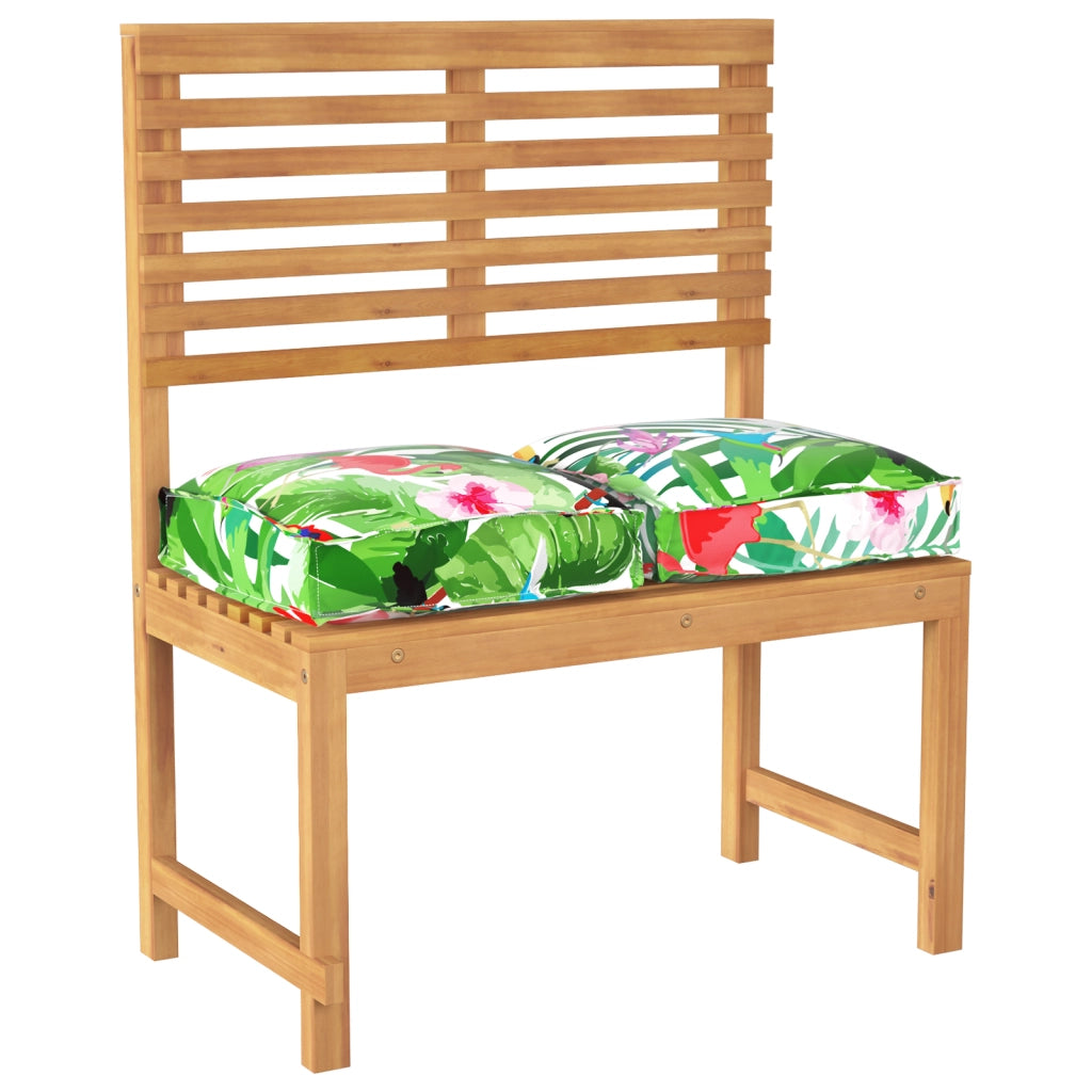 Cuscini per pallet per seduta 2 pz Tropical Jungle 40x40x8 cm Tessuto Oxford
