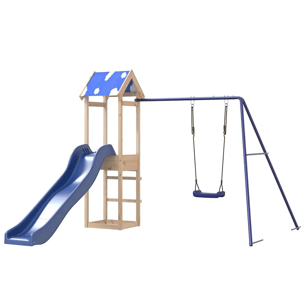 Set da Gioco da Esterno in Legno Massello di Pino 3279013