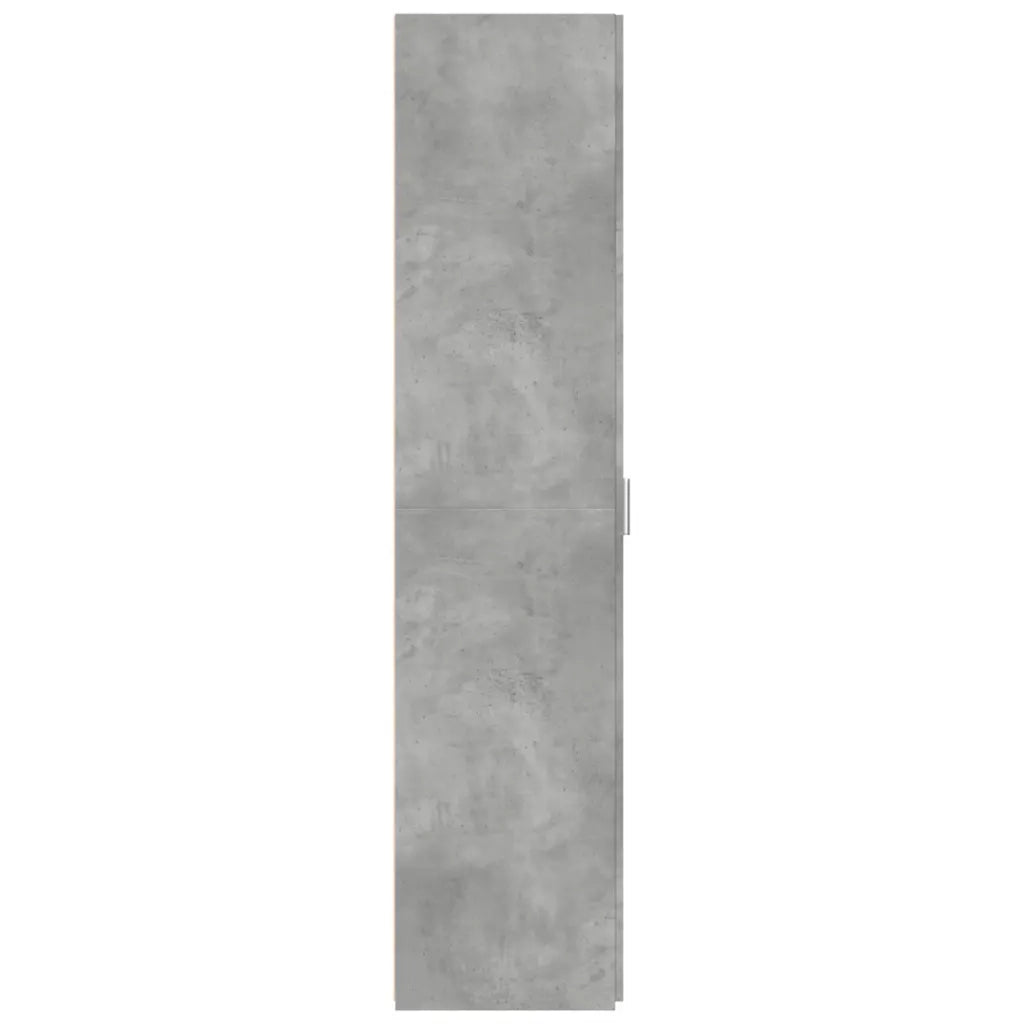 Credenza Grigio Cemento 40x42,5x185 cm in Legno Ingegnerizzato