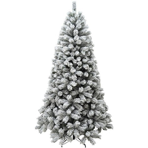 Albero Di Natale Innevato 210cm 1000 Rami Realistico Super Folto base 110cm