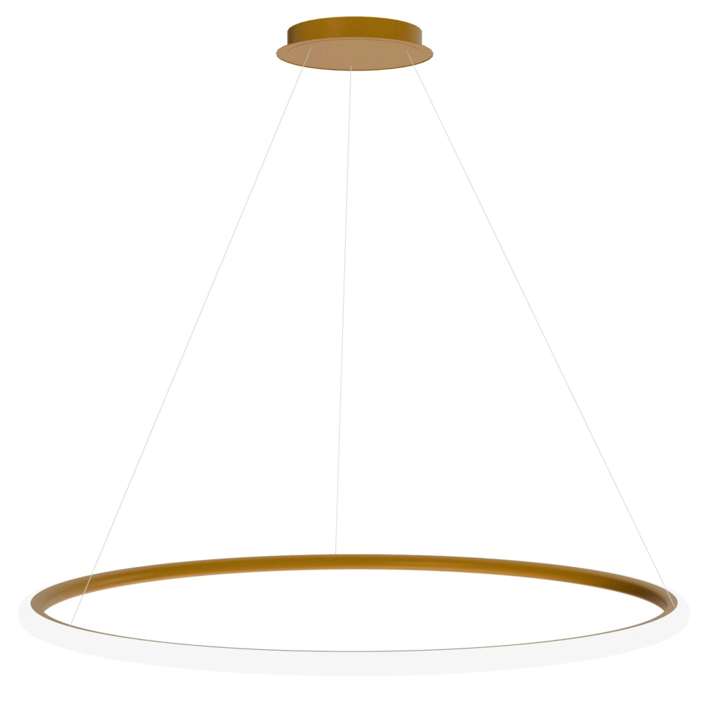 Lampada A Sospensione Lhj004-cp 40 Cm Brush Gold