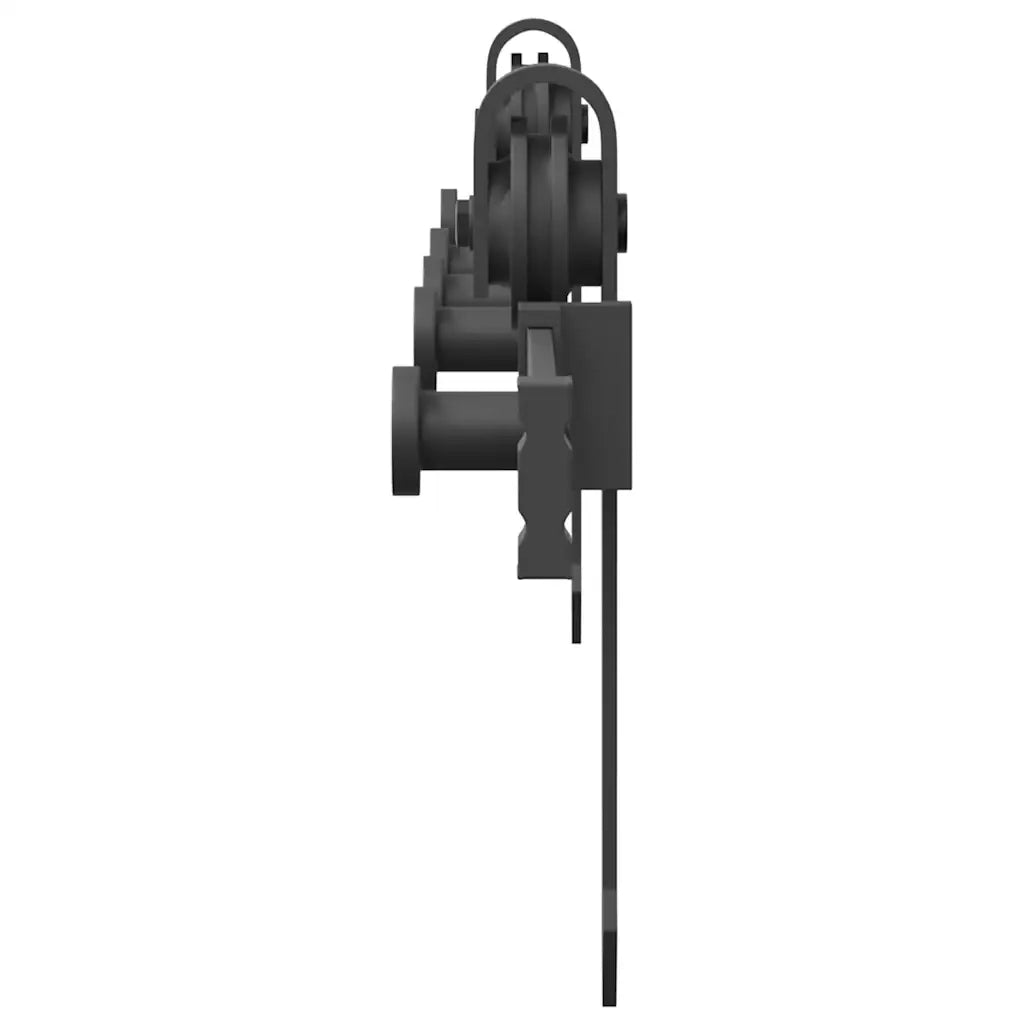 Kit di Binari per Porte Scorrevoli 152,5 cm Acciaio Nero CFW4459490