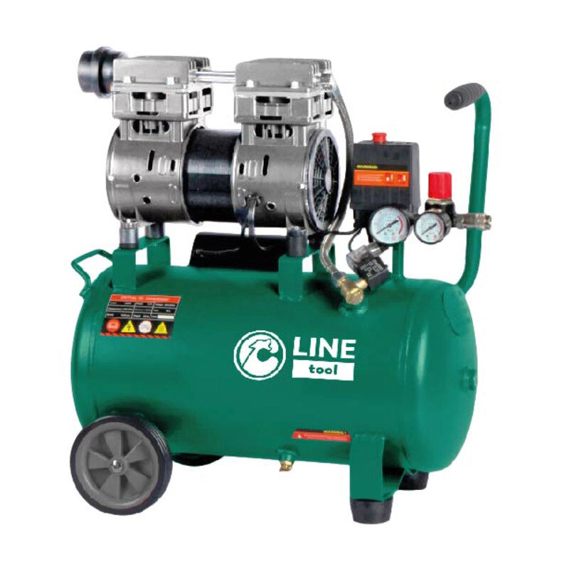C COMPRESSORE OILLESS 24L 1HP 8 BAR SILENZIATO- 1,0 pz