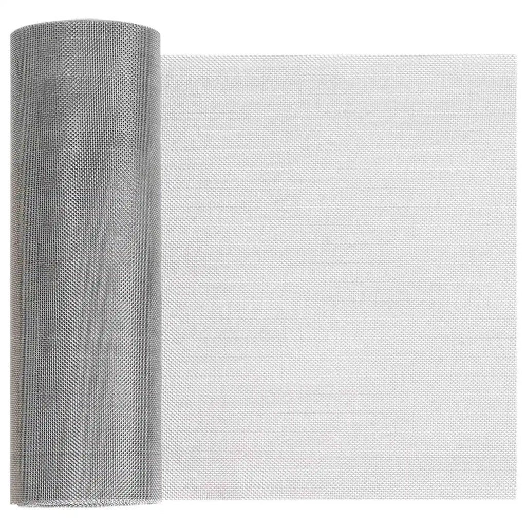 Rete per schermatura 20 x 1000 cm 30 Mesh Argento 42039546