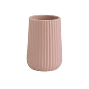 Portaspazzolini Gedy in ceramica rosa | Marika