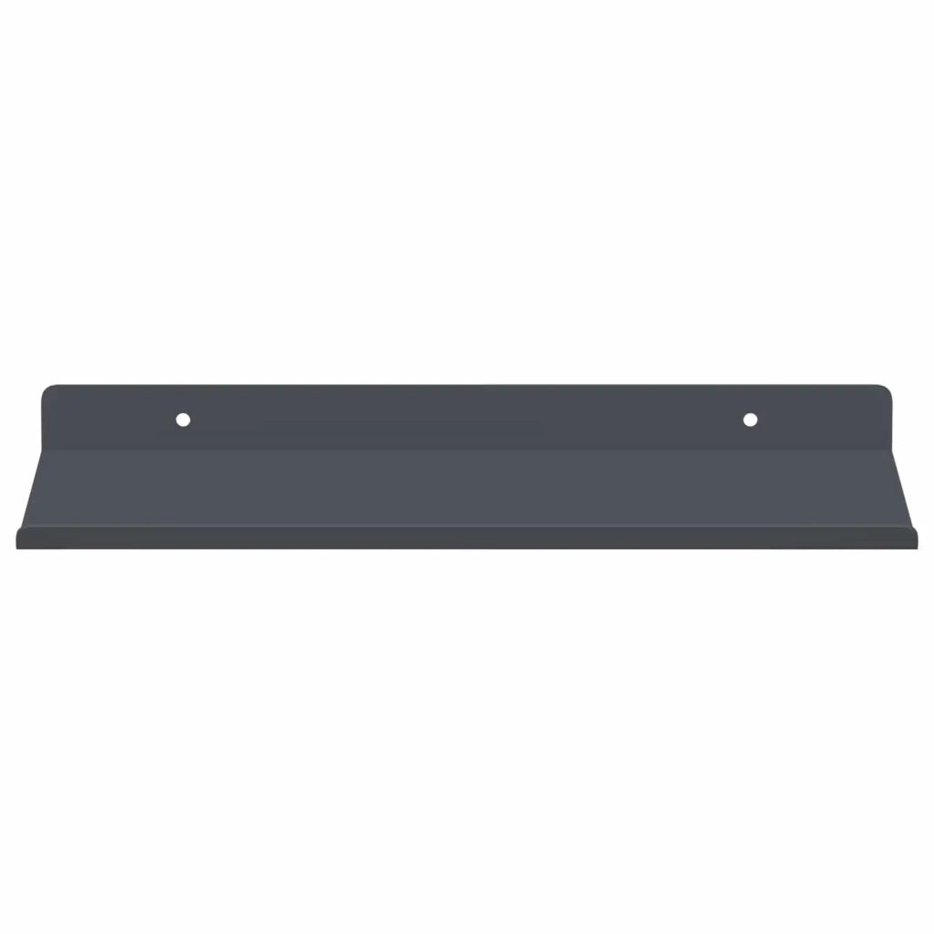 Mensola sospesa 4 pcs Antracite 30 x 18 x 2,5 cm Acciaio