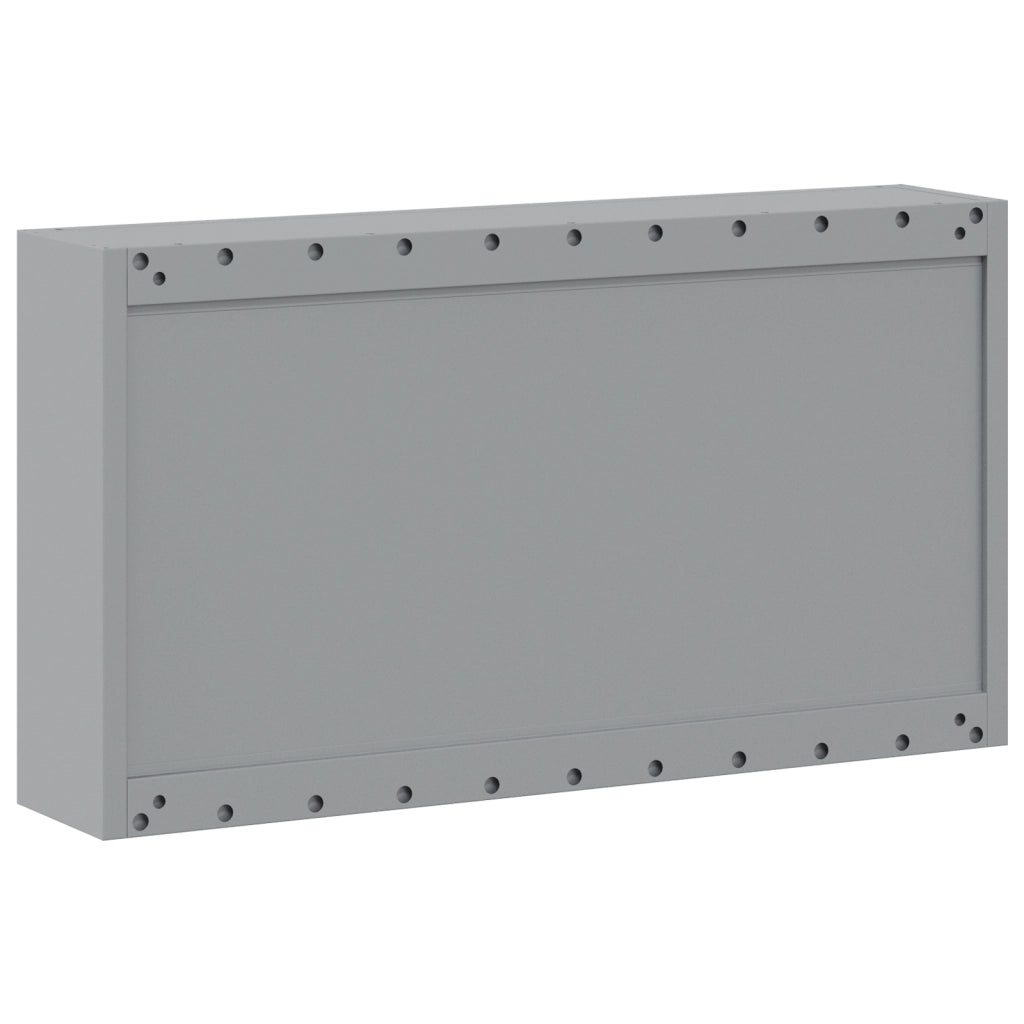 Armadio per attrezzi da parete  Nero 100x20x55 cm Acciaio