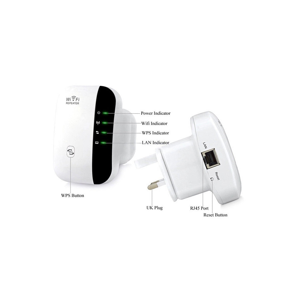 Trade Shop - 300mbps Wireless N 802.11 Ripetitore Wifi Gamma Booster Extender Ponte Ap -