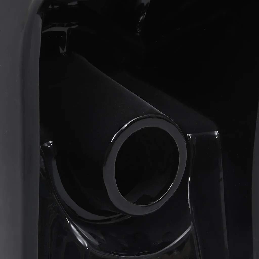 Vaso WC in Ceramica con Scarico Dietro Nero CFW4931671