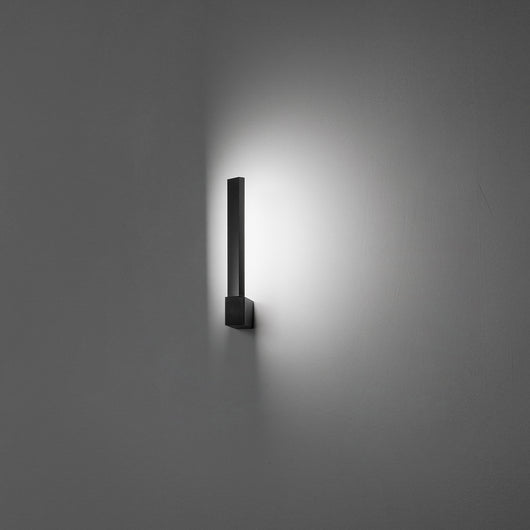 Applique Moderna Elle Alluminio Nero Acrilico Led 14W Cct 3000/4000/6000K