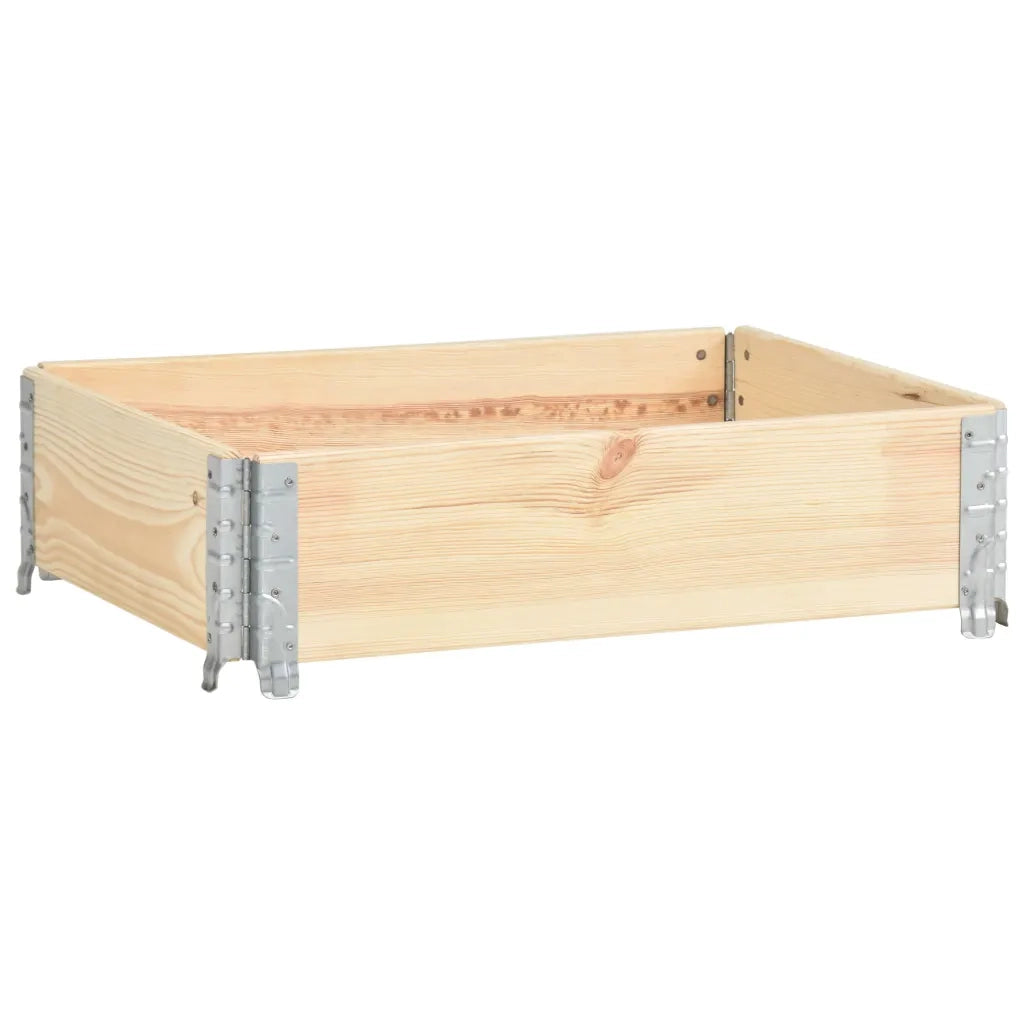 Fioriera | Cassetta per fiori | Vaso Rialzata 60x80 cm in Legno Massello di Pino