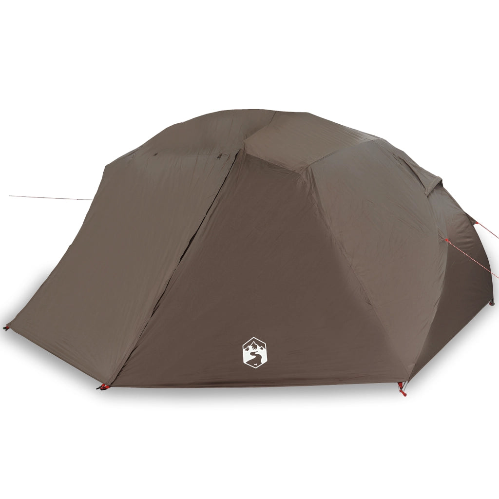 Tenda da pesca Marrone Poliestere 7-Persona Pieghevole