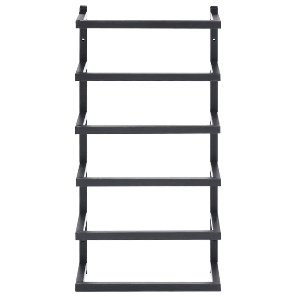 Portasciugamani standard a scaletta per bagno 48 cm acciaio nero 02_0001646