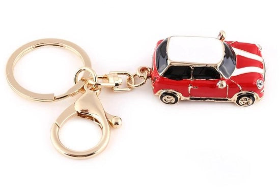 Portachiavi Mini con Catena - Portachiavi per Auto - Ideale per Borsa/Telefono - Disegno Sportivo - Carino Regalo - Facile da Indossare - Portachiavi con Catena
