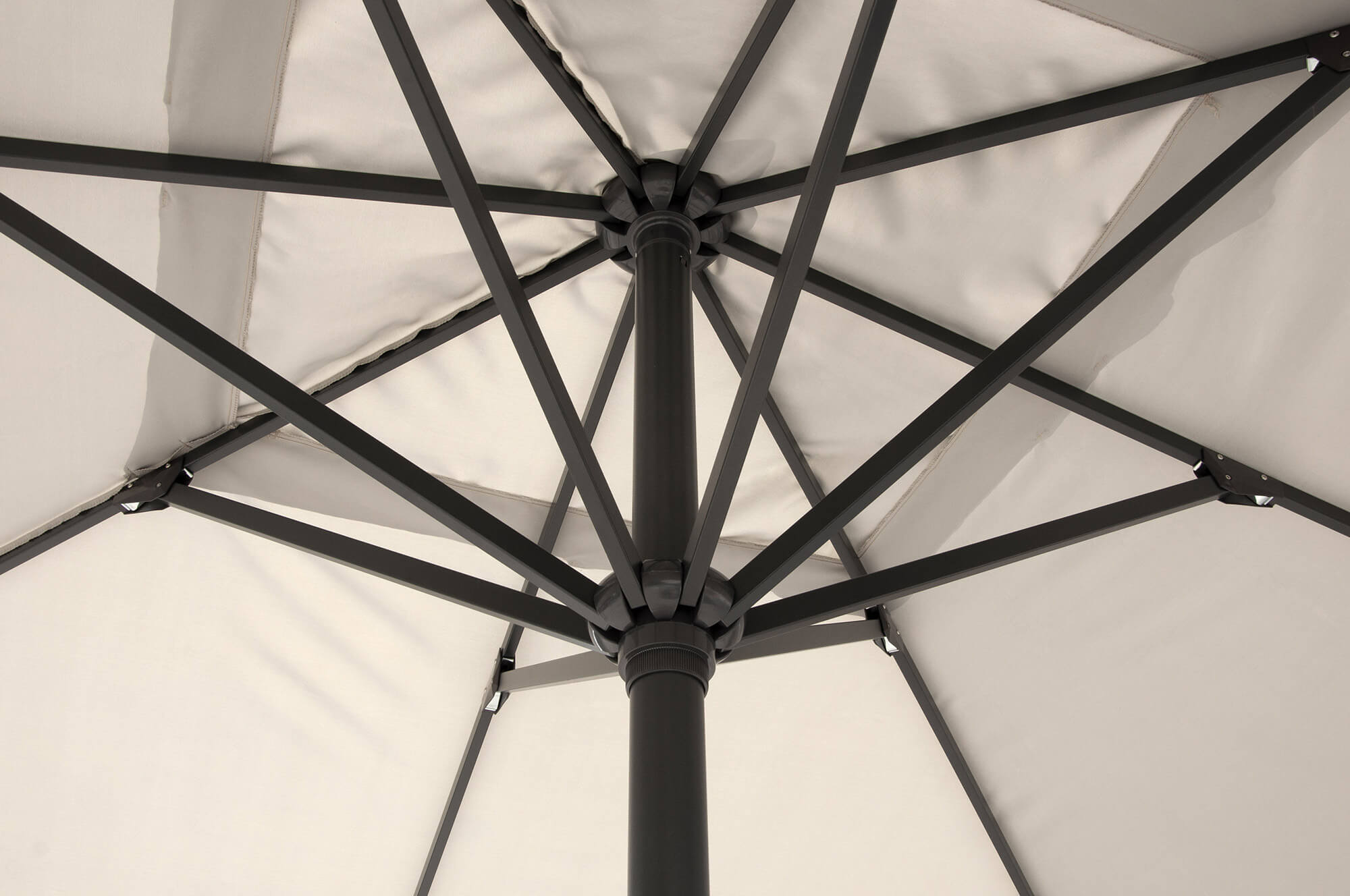 Ombrellone da Giardino 4x4 m Palo Ø67 mm Siviglia Grigio Chiaro