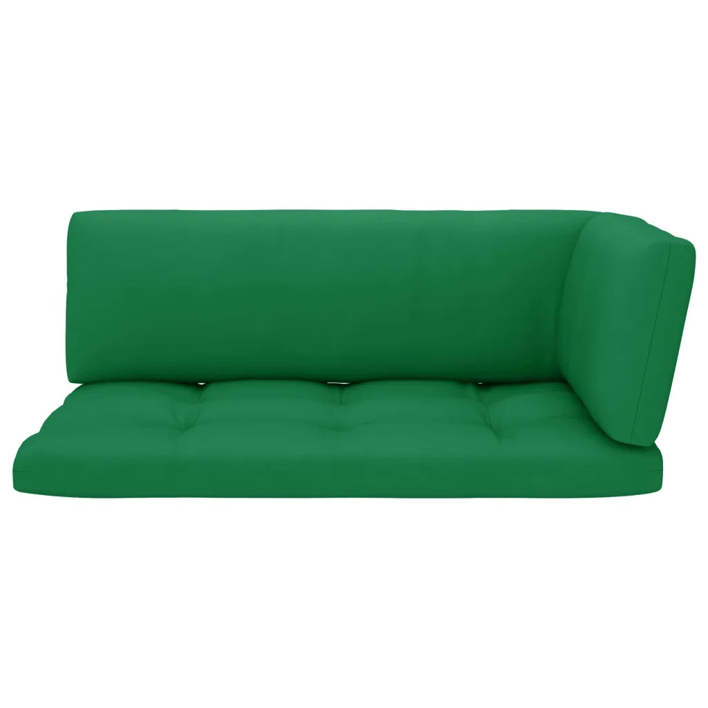 Divano Angolare da Giardino Pallet Legno Pino Impregnato Nero 3066582
