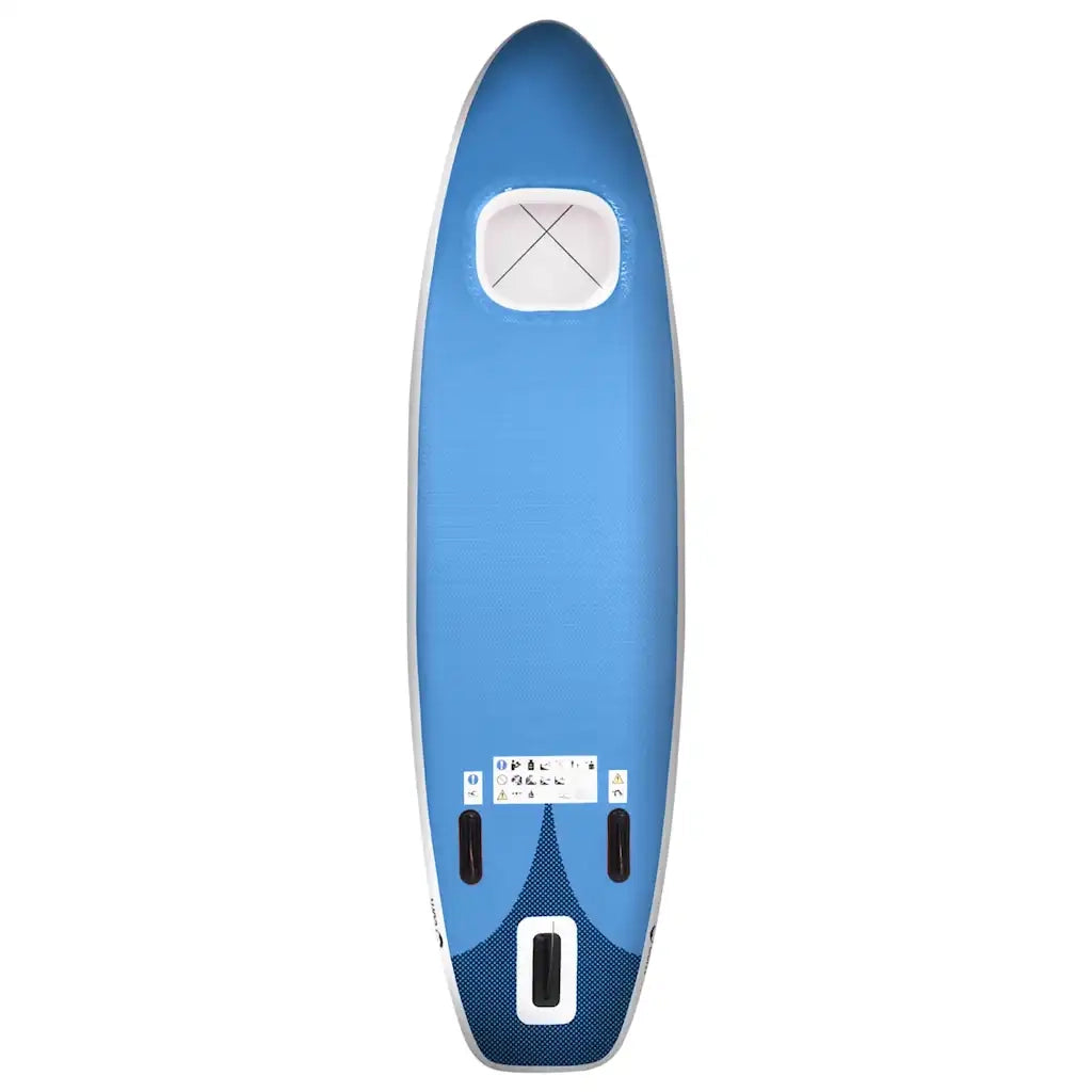 Set Tavola SUP Gonfiabile Blu Mare 300x76x10 cm cod mxl 68760