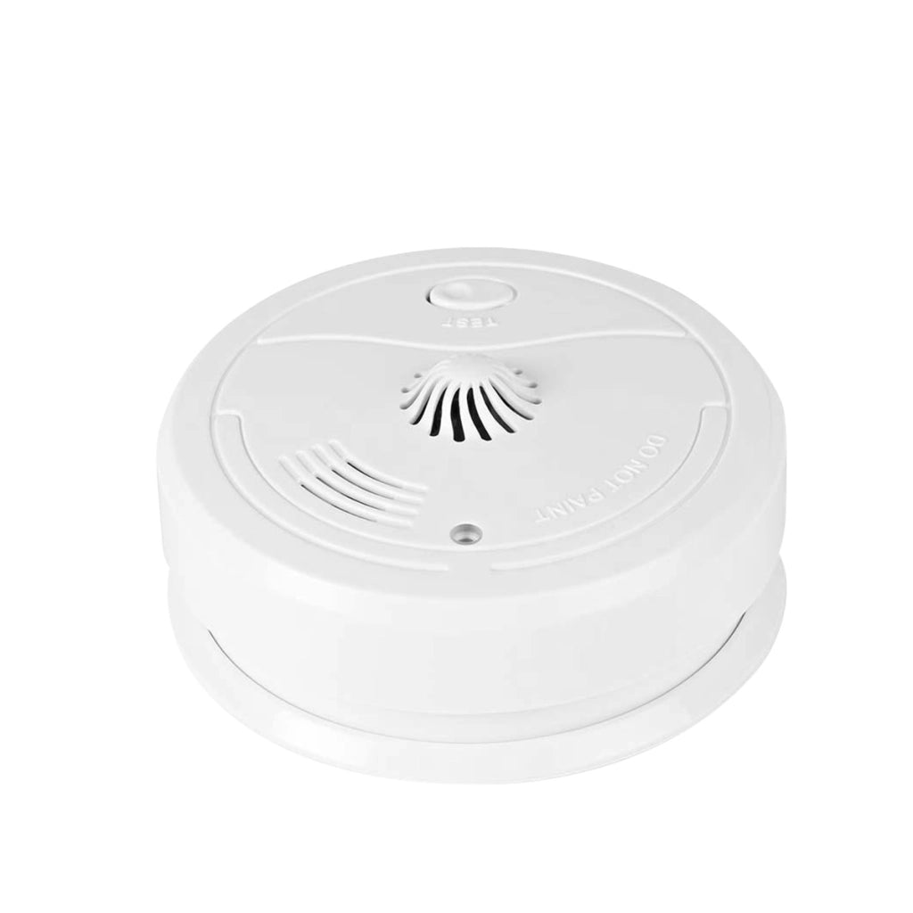 Rilevatore di Calore con Allarme 85dB Pulsante Test EN54 Batteria 9V 6LR61 Bianco Nedis