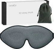 Slaapmasker per occhiali da sonno per uomo e donna, blocca completamente la luce, 12 mm profondità occhi e padiglioni nasali elevati per occhiali da sonno in seta per chi soffre di irritazioni, occhiali da sonno per dormire