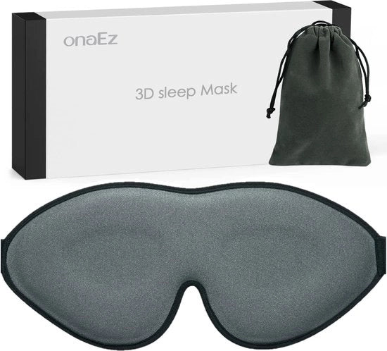 Slaapmasker per occhiali da sonno per uomo e donna, blocca completamente la luce, 12 mm profondità occhi e padiglioni nasali elevati per occhiali da sonno in seta per chi soffre di irritazioni, occhiali da sonno per dormire