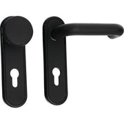 MANIGLIA ANTIPANICO 07070.24 CISA - MANIGLIA + POMO FISSO NERO CF=PZ 2- 1 confezioni
