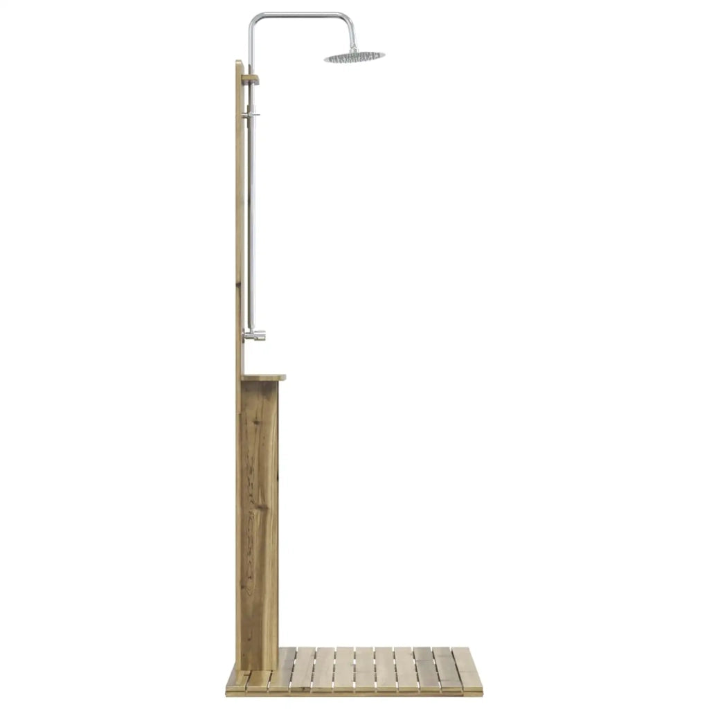 Doccia da esterno Naturale 75 x 76 x 217 cm 886335