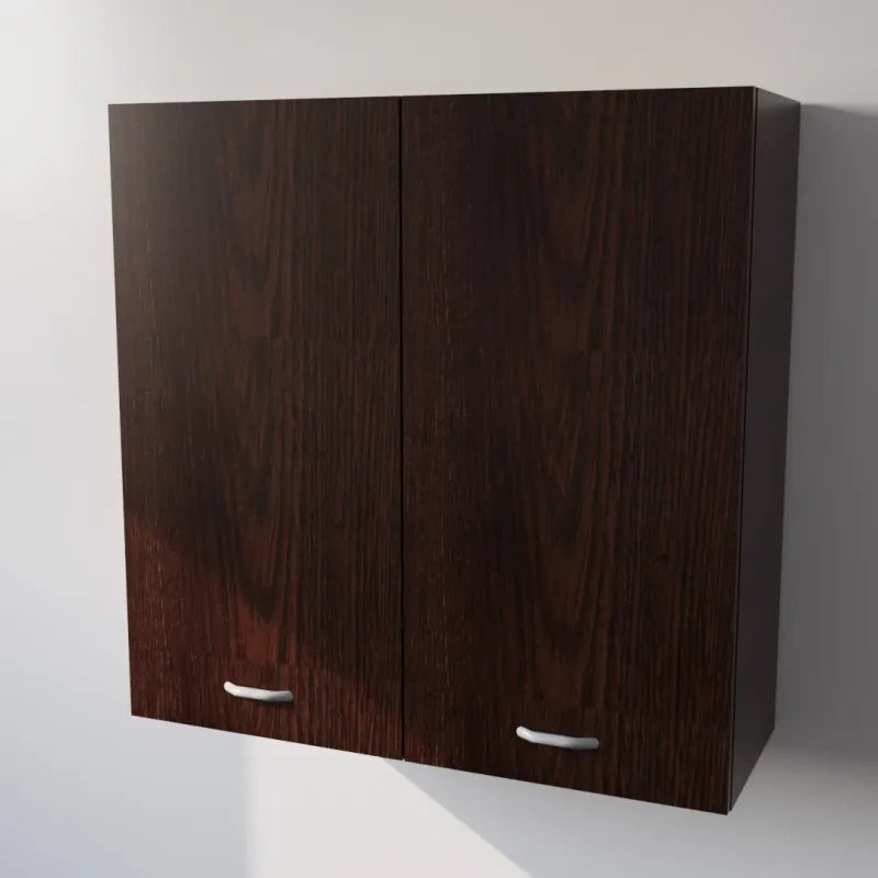 Pensile Scolapiatti H 90X L 90X P 33 Completo Di Scolapiatti In Acciaio Inox. Spedizione In Kit In Colore Wenge