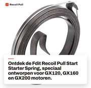 Motore di Avvio di Alta Qualità - Adatto per GX120/GX160/GX200 - 100% Nuovo - Duraturo - Facile da Installare - Dimensioni 6x5,5x0,6 cm - Motore di Avvio