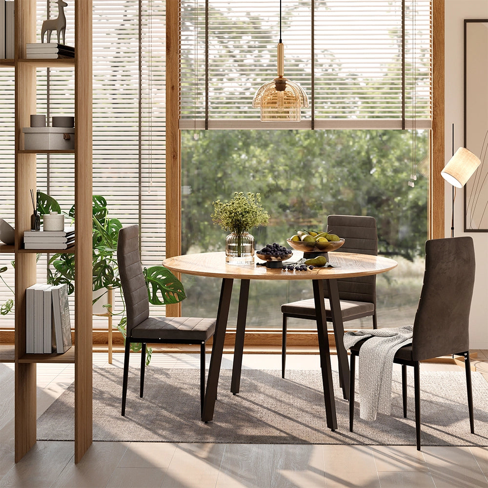 Vicco tavolo da pranzo Nero 120 x 120 cm