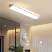 Trade Shop - Plafoniera Led 18w Bianco Soffitto Rettangolare Striscia Moderno Luce 4000k 50194 -